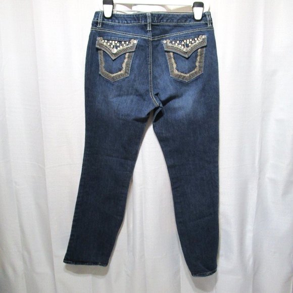 Nine West Vintage America Collection Jeans Women's Bootcut Jeans Embellished - Picture 1 of 11